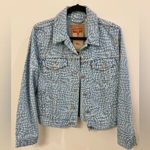 Levi's Women Harper Geo Trucker Jean Jacket